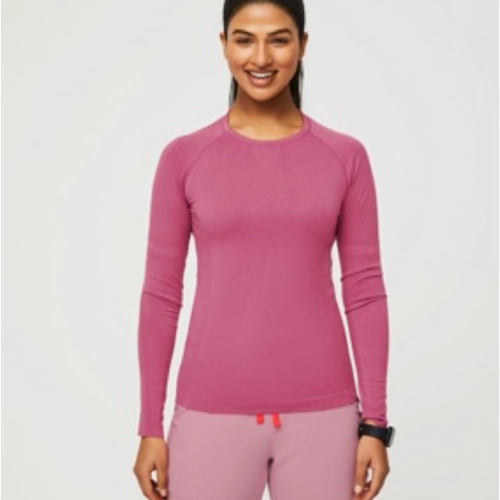 Figs Heathered Rouge Salta - Performance Underscrub
